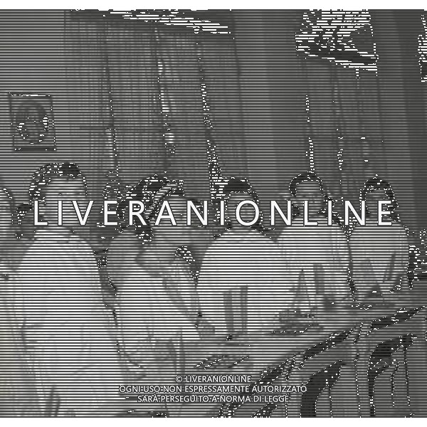 RETROSPETTIVA BEATRICE MARIA DI SAVOIA PRINCIPESSA  NELLA FOTO BEATRICE MARIA DI SAVOIA A CANELLI IN VISITA A UN ASILO INFANTILE NELL\'ANNO 1963 AG ALDO LIVERANI SAS  