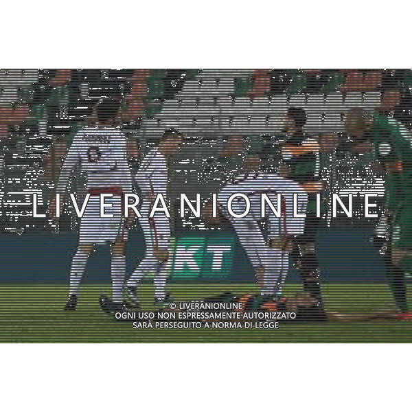 VENEZIA - REGGIANA CAMPIONATO CALCIO SERIE BKT 01.03.2021 NELLA FOTO DELUSIONE DEI GIOCATORI DELLA REGGIANA A FINE GARA /AGENZIA ALDO LIVERANI SAS