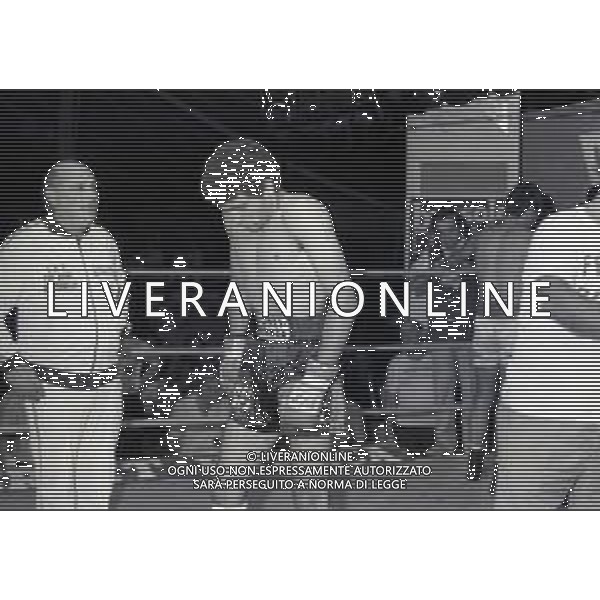 1981 LIDO DI CAMAIORE INCONTRO DI BOXE PATRIZIO OLIVA CONTRO PATRIZIO BURINI NELLA FOTO L\'INCONTRO DI BOXE TRA PATRZIO OLIVA E PATRIZIO BURINI AG ALDO LIVERANI SAS