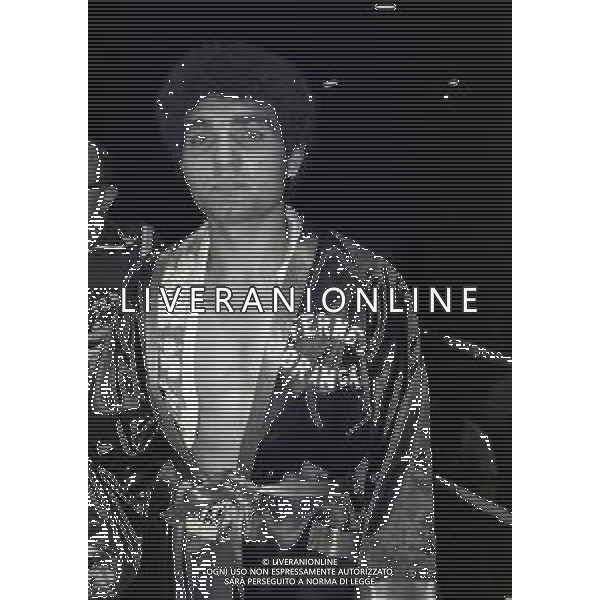 RETROSPETTIVA PATRIZIO OLIVA PUGILE NELLA FOTO PATRIZIO OLIVA NELL\'ANNO 1982 AG ALDO LIVERANI SAS
