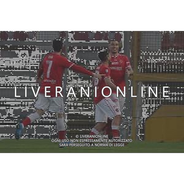 Cerquiglinio/LMedia - Perugia vs Sambenedettese - Italian football Serie C match 2020/2021 02 March 2021 - Renato Curi stadium, perugia, Italy Photo showing: murano jacopo (n.11 perugia calcio) exultation 1-0 @Cerquiglinio/LMedia AG ALDO LIVERANI SAS