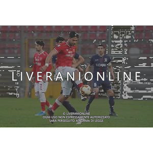 Cerquiglinio/LMedia - Perugia vs Sambenedettese - Italian football Serie C match 2020/2021 02 March 2021 - Renato Curi stadium, perugia, Italy Photo showing: soaunas dimitrios (n.13 perugia calcio) @Cerquiglinio/LMedia AG ALDO LIVERANI SAS
