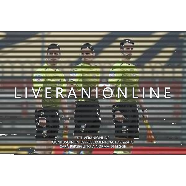 Cerquiglinio/LMedia - Perugia vs Sambenedettese - Italian football Serie C match 2020/2021 02 March 2021 - Renato Curi stadium, perugia, Italy Photo showing: mario cascone (referee sez. nocera inferiore) @Cerquiglinio/LMedia AG ALDO LIVERANI SAS