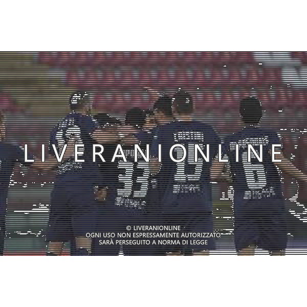 Cerquiglinio/LMedia - Perugia vs Sambenedettese - Italian football Serie C match 2020/2021 02 March 2021 - Renato Curi stadium, perugia, Italy Photo showing: sambenedettese exultation 1-1 @Cerquiglinio/LMedia AG ALDO LIVERANI SAS