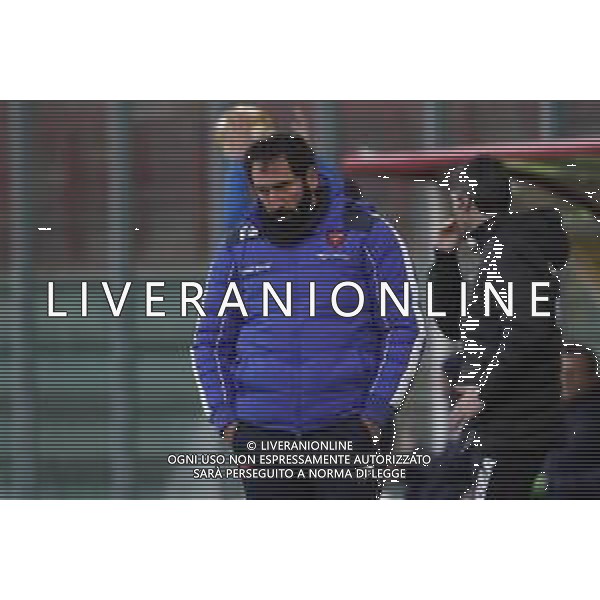 Cerquiglinio/LMedia - Perugia vs Sambenedettese - Italian football Serie C match 2020/2021 02 March 2021 - Renato Curi stadium, perugia, Italy Photo showing: caserta fabio (allenatore perugia calcio) disappointed @Cerquiglinio/LMedia AG ALDO LIVERANI SAS