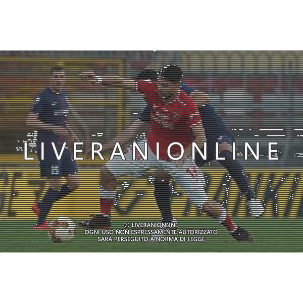 Cerquiglinio/LMedia - Perugia vs Sambenedettese - Italian football Serie C match 2020/2021 02 March 2021 - Renato Curi stadium, perugia, Italy Photo showing: soaunas dimitrios (n.13 perugia calcio) @Cerquiglinio/LMedia AG ALDO LIVERANI SAS