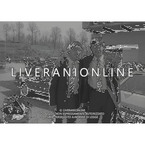 1987 APRILE MILANELLO RADUNO NAZIONALE DI CALCIO ITALIANA NELLA FOTO GIOVANNI FRANCINI E WALTER ZENGA AG ALDO LIVERANI SAS