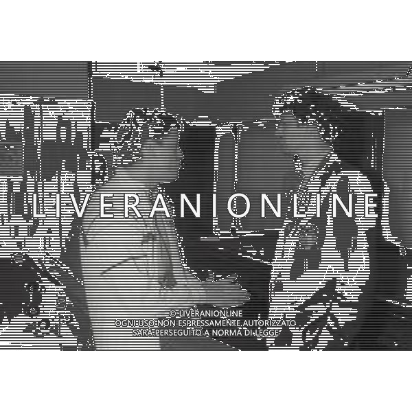 1987 APRILE MILANELLO RADUNO NAZIONALE DI CALCIO ITALIANA NELLA FOTO ROBERTO MANCINI E ALESSANDRO ALTOBELLI AG ALDO LIVERANI SAS