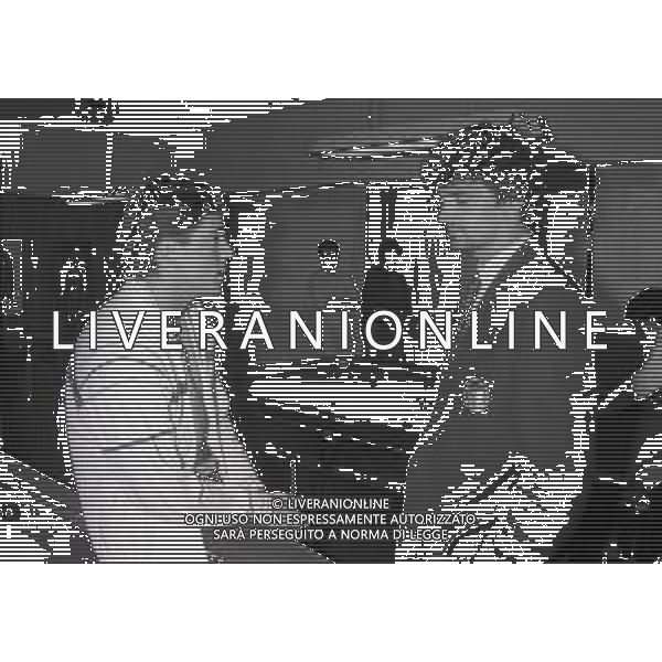 1987 APRILE MILANELLO RADUNO NAZIONALE DI CALCIO ITALIANA NELLA FOTO ROBERTO MANCINI E ALESSANDRO ALTOBELLI AG ALDO LIVERANI SAS