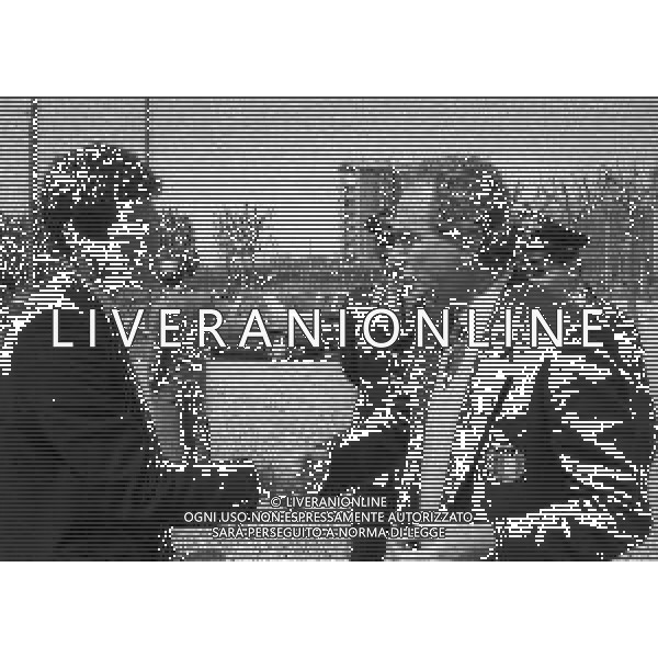 1987 APRILE MILANELLO RADUNO NAZIONALE DI CALCIO ITALIANA NELLA FOTO CIRO FERRARA-AZEGLIO VICINI AG ALDO LIVERANI SAS