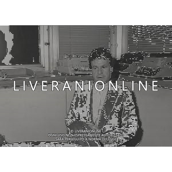 1983 RETROSPETTIVA GIANNI NARDI VICE PRESIDENTE MILAN CALCIO NELLA FOTO GIANNI NARDI VICE PRESIDENTE DEL MILAN CALCIO VISITA LA REDAZIONE DEL QUOTIDIANO IL GIORNO AG ALDO LIVERANI SAS