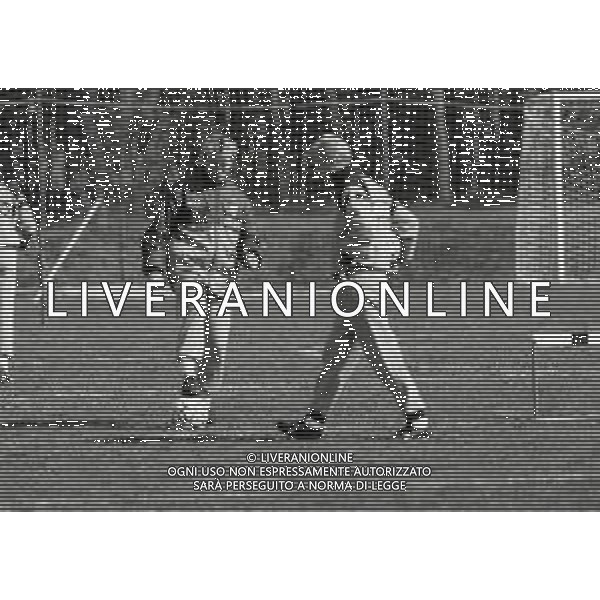 1990 APPIANO GENTILE ALLENAMENTO INTER NELLA FOTO ANDREAS BREHME E GIOVANNI TRAPATTONI AG ALDO LIVERANI SAS