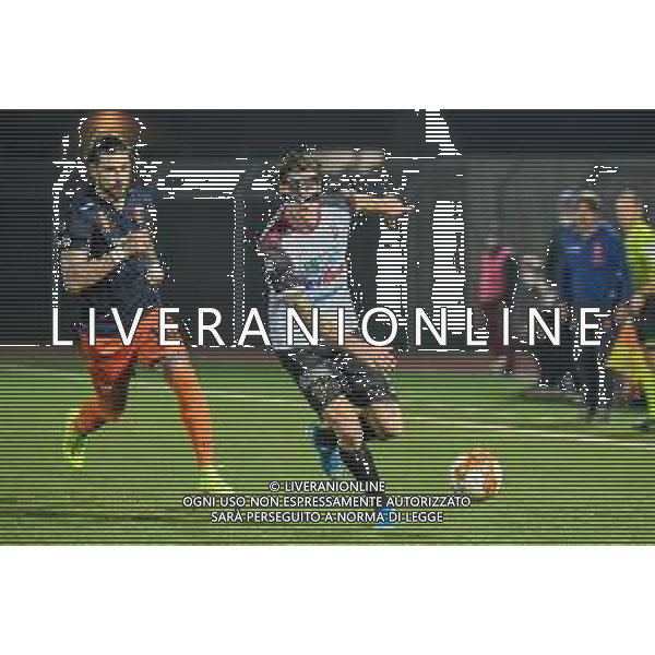 Fagiolinia/LMedia - Pontedera vs Pistoiese - Italian football Serie C match 2020/2021 03 March 2021 - Ettore Mannucci stadium, pontedera, Italy Photo showing: Andrea Magrassi (Pontedera)against Matthias Soliero (Pistoiese) @Fagiolinia/LMedia AG ALDO LIVERANI SAS