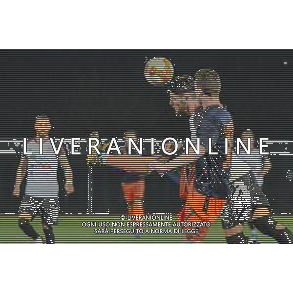 Fagiolinia/LMedia - Pontedera vs Pistoiese - Italian football Serie C match 2020/2021 03 March 2021 - Ettore Mannucci stadium, pontedera, Italy Photo showing: Francesco Vaccaro (Pontedera) against Matteo Chinellato (Pistoiese) @Fagiolinia/LMedia AG ALDO LIVERANI SAS