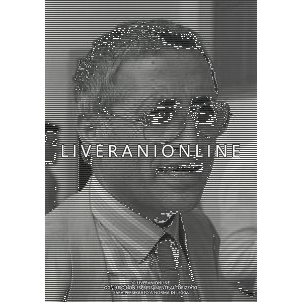 1984 PRESENTAZIONE MONZA CALCIO NELLA FOTO VALENTINO GIAMBELLI PRESIDENTE MONZA CALCIO AG ALDO LIVERANI SAS