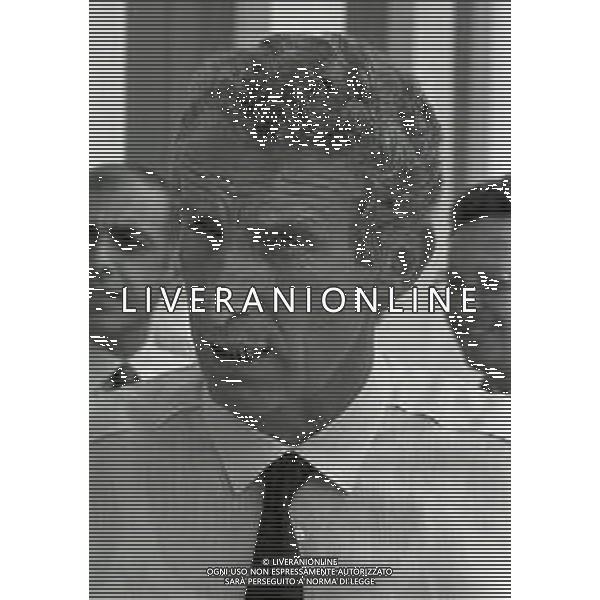 1984 PRESENTAZIONE MONZA CALCIO NELLA FOTO ALFREDO MAGNI ALLENATORE MONZA CALCIO AG ALDO LIVERANI SAS