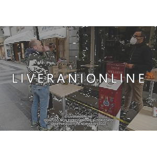 La citta’ di Sanremo in zona arancio rinforzato durante i giorni del 71mo Festival della Canzone Italiana Sanremo 2021, la misura e’ stata adottata per cercare di contenere il numero di contagi della pandemia di Coronavirus Covid-19 Sanremo (IM) 04-03-2021 foto Roberto Garavaglia/ag. Aldo Liverani sas