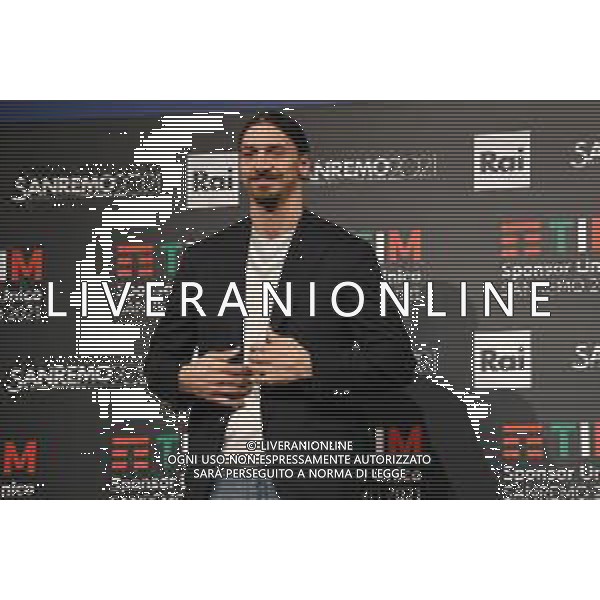 Zlatan Ibrahimovic 71mo Festival della Canzone Italiana Sanremo 2021 - Photocall del 5 marzo Casino‚Äô Municipale - Sanremo (IM) 05-03-2021 foto Roberto Garavaglia/ag. Aldo Liverani sas / AGENZIA ALDO LIVERANI SAS