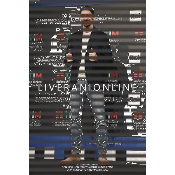 Zlatan Ibrahimovic 71mo Festival della Canzone Italiana Sanremo 2021 - Photocall del 5 marzo Casino‚Äô Municipale - Sanremo (IM) 05-03-2021 foto Roberto Garavaglia/ag. Aldo Liverani sas / AGENZIA ALDO LIVERANI SAS