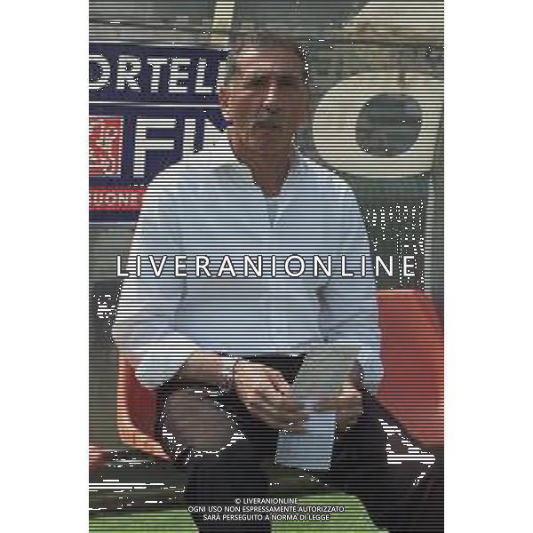 MONZA-EMPOLI 27/05/2001 NELLA FOTO CAZZANIGA ROMANO ALLENATORE AGENZIA ALDO LIVERANI SAS