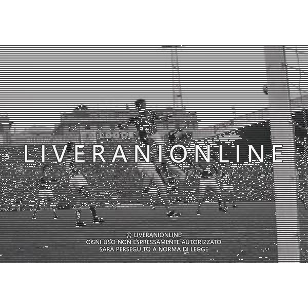 03-03-1973 GENOVA QUALIFICAZIONI MONDIALI DI CALCIO ITALIA LUSSEMBURGO 5-0 NELLA FOTO GGI RIVA AG ALDO LIVERANI SAS