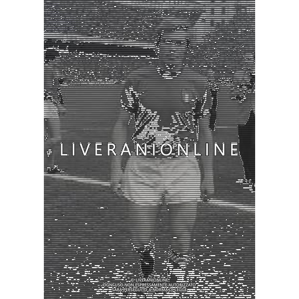 03-03-1973 GENOVA QUALIFICAZIONI MONDIALI DI CALCIO ITALIA LUSSEMBURGO 5-0 NELLA FOTO ROMEO BENETTI AG ALDO LIVERANI SAS