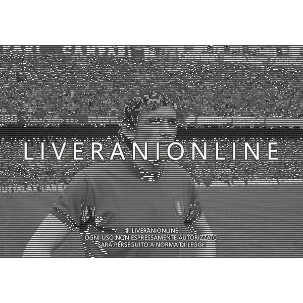 03-03-1973 GENOVA QUALIFICAZIONI MONDIALI DI CALCIO ITALIA LUSSEMBURGO 5-0 NELLA FOTO GIGI RIVA AG ALDO LIVERANI SAS