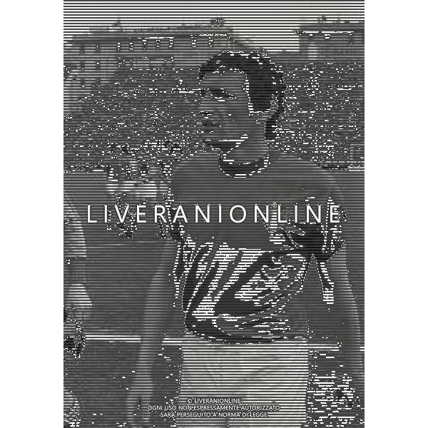 03-03-1973 GENOVA QUALIFICAZIONI MONDIALI DI CALCIO ITALIA LUSSEMBURGO 5-0 NELLA FOTO GIGI RIVA AG ALDO LIVERANI SAS