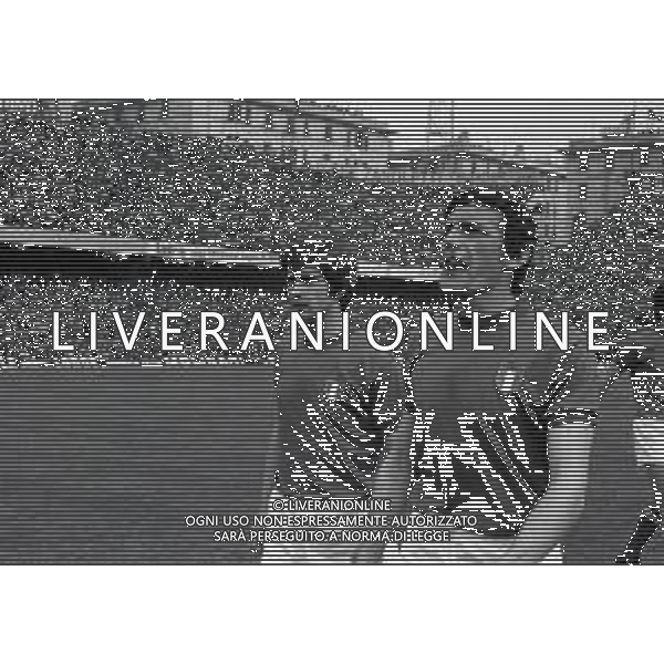 03-03-1973 GENOVA QUALIFICAZIONI MONDIALI DI CALCIO ITALIA LUSSEMBURGO 5-0 NELLA FOTO GIGI RIVA E GIANNI RIVERA AG ALDO LIVERANI SAS