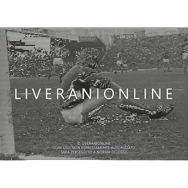 03-03-1973 GENOVA QUALIFICAZIONI MONDIALI DI CALCIO ITALIA LUSSEMBURGO 5-0 NELLA FOTO DELUSIONE GIOCATORE LUSSEMBURGO DOPO IL GOAL AG ALDO LIVERANI SAS