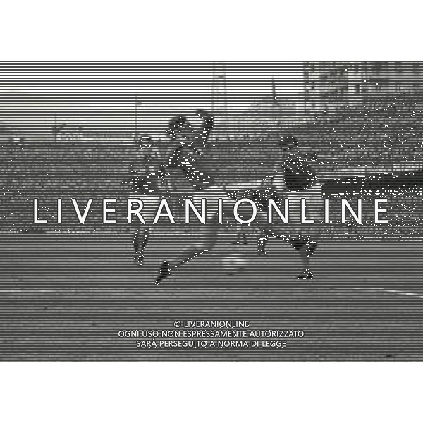 03-03-1973 GENOVA QUALIFICAZIONI MONDIALI DI CALCIO ITALIA LUSSEMBURGO 5-0 NELLA FOTO GOAL GIGI RIVA AG ALDO LIVERANI SAS