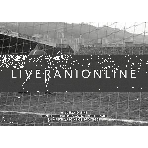 03-03-1973 GENOVA QUALIFICAZIONI MONDIALI DI CALCIO ITALIA LUSSEMBURGO 5-0 NELLA FOTO GOAL GIGI RIVA AG ALDO LIVERANI SAS