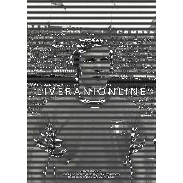 03-03-1973 GENOVA QUALIFICAZIONI MONDIALI DI CALCIO ITALIA LUSSEMBURGO 5-0 NELLA FOTO LUCIANO SPINOSI AG ALDO LIVERANI SAS