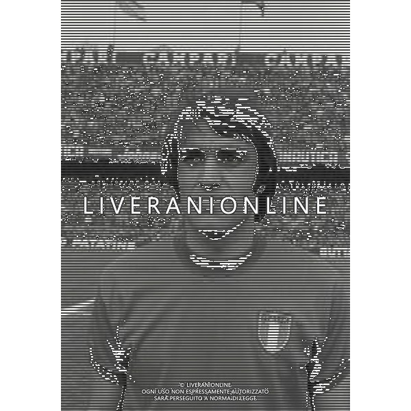 03-03-1973 GENOVA QUALIFICAZIONI MONDIALI DI CALCIO ITALIA LUSSEMBURGO 5-0 NELLA FOTO PIETRO ANASTASI AG ALDO LIVERANI SAS