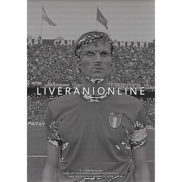 03-03-1973 GENOVA QUALIFICAZIONI MONDIALI DI CALCIO ITALIA LUSSEMBURGO 5-0 NELLA FOTO GIACINTO FACCHETTI AG ALDO LIVERANI SAS