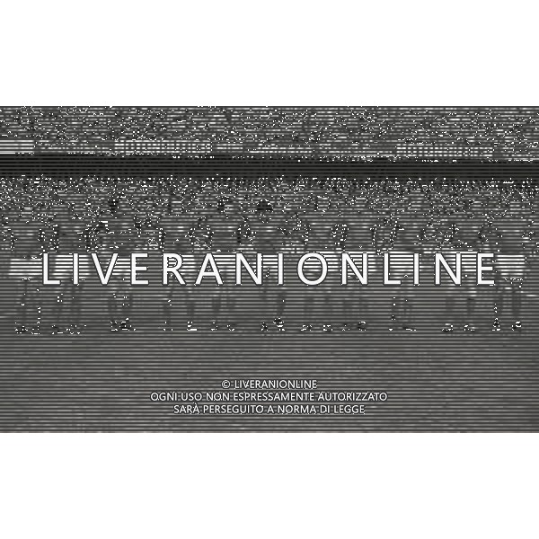 03-03-1973 GENOVA QUALIFICAZIONI MONDIALI DI CALCIO ITALIA LUSSEMBURGO 5-0 NELLA FOTO FORMAZIONE NAZIONALE LUSSEMBURGO 1973 AG ALDO LIVERANI SAS