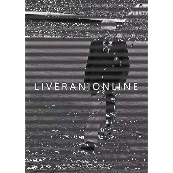 03-03-1973 GENOVA QUALIFICAZIONI MONDIALI DI CALCIO ITALIA LUSSEMBURGO 5-0 NELLA FOTO FERRUCCIO VALCAREGGI ALLENATORE NAZIONALE ITALIANA AG ALDO LIVERANI SAS