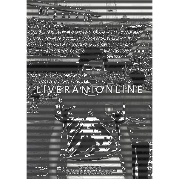 03-03-1973 GENOVA QUALIFICAZIONI MONDIALI DI CALCIO ITALIA LUSSEMBURGO 5-0 NELLA FOTO GIGI RIVA AG ALDO LIVERANI SAS