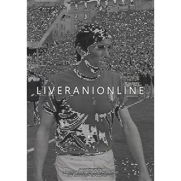 03-03-1973 GENOVA QUALIFICAZIONI MONDIALI DI CALCIO ITALIA LUSSEMBURGO 5-0 NELLA FOTO GIGI RIVA AG ALDO LIVERANI SAS