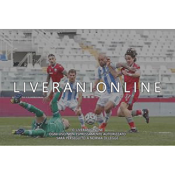 Pescara - Spal Campionato di Calcio Serie BKT 06/03/2021 nella foto: occasione Sernicola Leonardo(Spal Ferrara) ©Claudio Zamagni/Agenzia Aldo Liverani during Italian Serie BKT soccer match between Pescara and Spal at Adriatico Stadium in Pescara on March 03 2021 photo credit by Claudio Zamagni/Aldo Liverani Photo Agency/ AGENZIA ALDO LIVERANI SAS