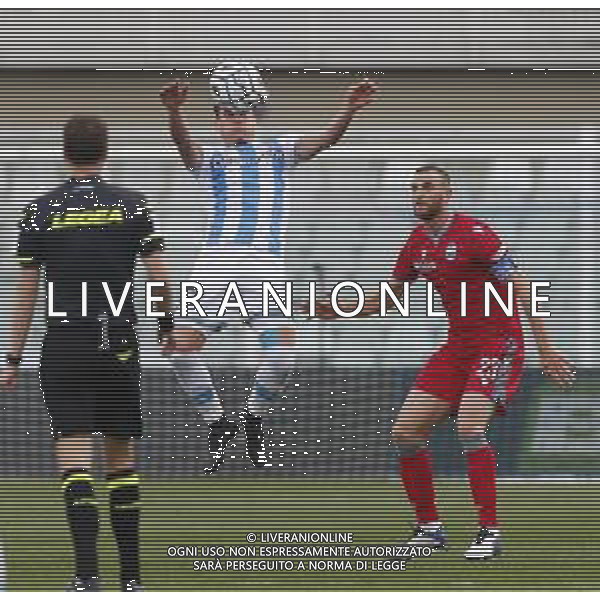 Pescara - Spal Campionato di Calcio Serie BKT 06/03/2020 nella foto: Giannetti Nicolo\'(pescara) Vicari Francesco (spal ferrara) ©Claudio Zamagni/Agenzia Aldo Liverani during Italian Serie BKT soccer match between Pescara and Spal at Adriatico Stadium in Pescara on March 03 2021 photo credit by Claudio Zamagni/Aldo Liverani Photo Agency/ AGENZIA ALDO LIVERANI SAS