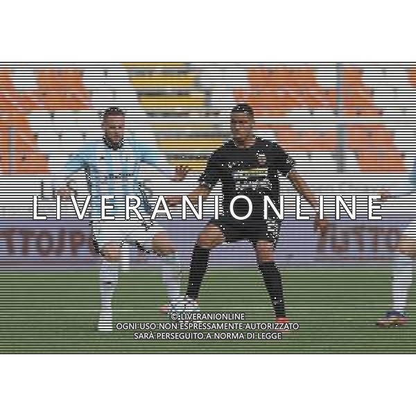 ENTELLA - ASCOLI CAMPIONATO CALCIO SERIE BKT 06.03.2021 NELLA FOTO FILIPPO DE COL E SABIRI ABDELHAMID ©/ AGENZIA ALDO LIVERANI SAS
