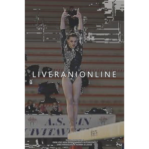 Tomasii/LMedia - Artistic Gymnastics - Italian Serie A1 - Gymnastics 06 March 2021 - PalaPrometeo, ancona, Italy Photo showing: Giorgia Villa (Brixia - Fiamme Oro) beam) beam @Tomasii/LMedia AG ALDO LIVERANI SAS
