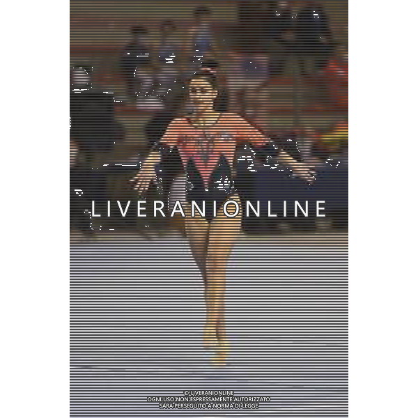 Tomasii/LMedia - Artistic Gymnastics - Italian Serie A1 - Gymnastics 06 March 2021 - PalaPrometeo, ancona, Italy Photo showing: Alicia Di Pirro (Ginnastica Civitavecchia) Floor Routine @Tomasii/LMedia AG ALDO LIVERANI SAS