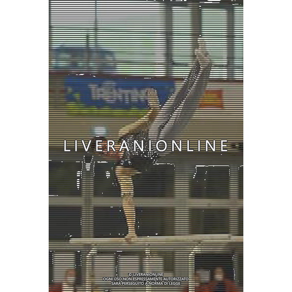 Tomasii/LMedia - Artistic Gymnastics - Italian Serie A1 - Gymnastics 06 March 2021 - PalaPrometeo, ancona, Italy Photo showing: Tommaso De Vecchis (Ginnastica Salerno) parallel bars @Tomasii/LMedia AG ALDO LIVERANI SAS