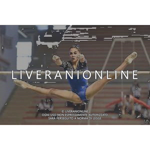 Tomasii/LMedia - Artistic Gymnastics - Italian Serie A1 - Gymnastics 06 March 2021 - PalaPrometeo, ancona, Italy Photo showing: Diana Barnabotti (Juventus Nova Melzo) Uneven Bars @Tomasii/LMedia AG ALDO LIVERANI SAS