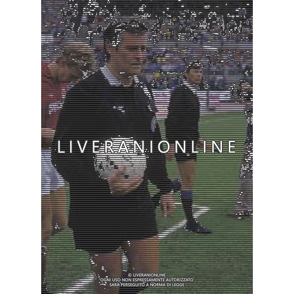 ARBITRI CALCIO RETROSPETTIVA NELLA FOTO AGNOLIN LUIGI ARBITRO AGENZIA ALDO LIVERANI SAS