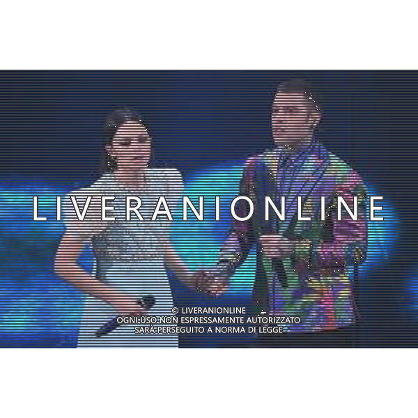 Francesca Michielin e Fedez 71mo Festival della Canzone Italiana Sanremo 2021 - Quinta Serata Teatro Ariston - Sanremo (IM) 06-03-2021 foto Roberto Garavaglia/ag. Aldo Liverani sas