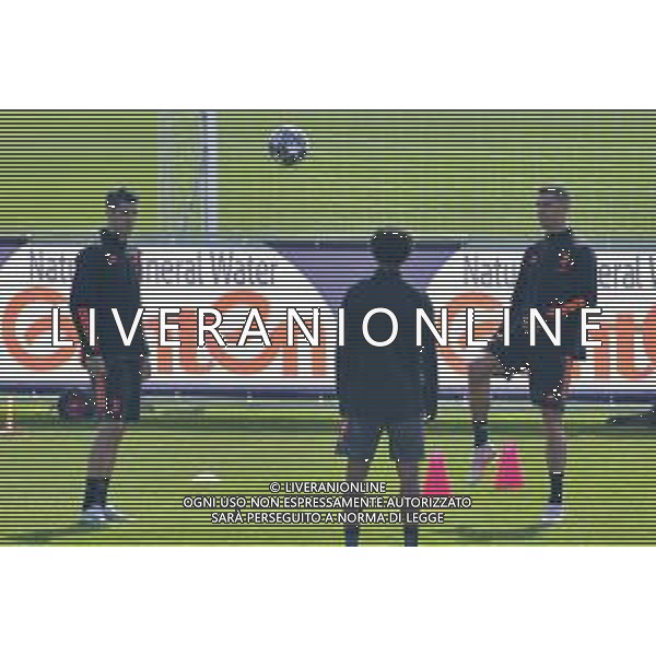 Torino 08.03.2021 Centro Sportivo Continassa Alessandro Falzone/Ag. Aldo Liverani sas Allenamento di vigilia del match Juventus vs Porto Nella foto: Morata-Ronaldo