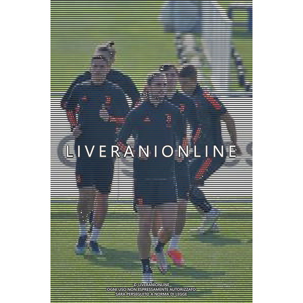 Torino 08.03.2021 Centro Sportivo Continassa Alessandro Falzone/Ag. Aldo Liverani sas Allenamento di vigilia del match Juventus vs Porto Nella foto: Rabiot-Di Pardo-Chiesa-De ligt